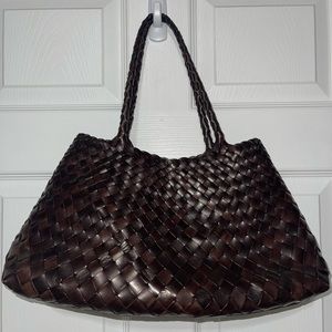 Dragon Diffusion Santa Croce Woven Leather Bag